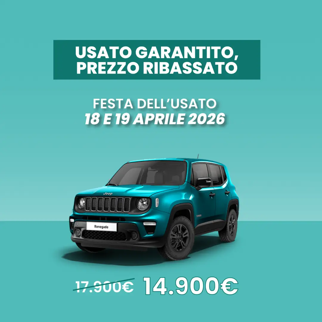 Immagine promozione Usato garantito, prezzo ribassato: solo per il 18 e 19 aprile!